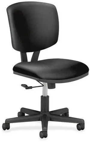 Hon Company 5701SB11T Volt Series Task Chair, Black Leather