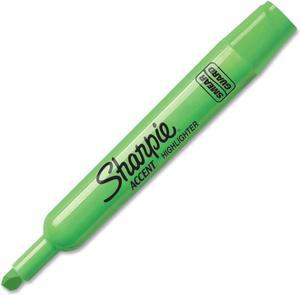 Sharpie Accent Tank Style Highlighter Chisel Tip Fluorescent Green Dozen 25026