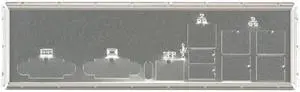 Supermicro I/O Shield MCP-260-00062-1N