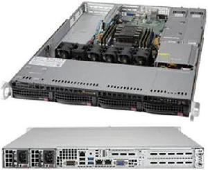 SUPERMICRO SuperChassis CSE-815TQC-R504WB2 Silver 1U Desktop Server Case