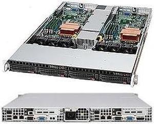 SUPERMICRO CSE-808LT-780B Black 1U Rackmount Server Case 780W