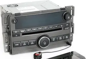 Chevy HHR 2006-2008 Gray Radio AM FM CD Player w Bluetooth Input 15299284