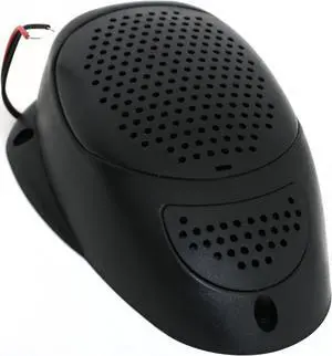 Black 3 Inch Waterproof Surface Mount Satellite Speaker 25 Watts Marine Spa RV