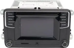 2017 Volkswagen Beetle AM-FM Radio CD Player Bluetooth w SD Slot Part 561035150A