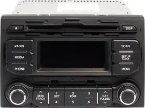 2012-2015 Kia Rio AM FM Radio Bluetooth Single Disc CD MP3 Player 96170-1W955CA