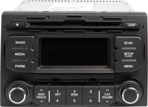 2012-2015 Kia Rio AM FM Radio Bluetooth Single Disc CD MP3 Player 96170-1W950CA