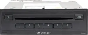 2012-2013 Audi A6 OEM Center Dash 6 Disc CD Changer Player 8X0035110