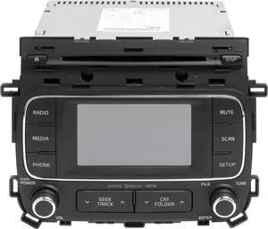 2015-2016 Kia Forte AM FM Radio Single Disc CD MP3 Player w Sirius 96180-A7590WK