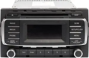 2016-2017 Kia Rio AM FM Radio Bluetooth XM Single Disc CD Player 96170-1W960CA