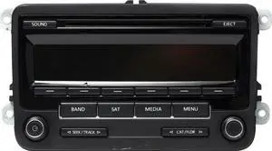2015-2017 Volkswagen Jetta AM FM Satellite Radio Single CD MP3 Player 1K0035164J