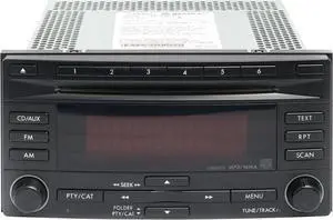 2012 Subaru Impreza AM FM Radio Single Disc CD MP3 Player 86201FJ600 Opt CM601U1
