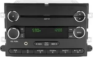 Ford Fusion 07-09 Mercury Milan AM FM CD Radio w Auxiliary Input 8E5T-18C869-BE