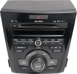 2013-15 Acura ILX AMFM Satellite Radio CD Navi Controls 39540TX6A121M1 Face 3AC1
