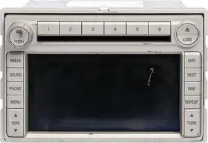 2008 Lincoln MKZ AM-FM Radio 6 CD Player MP3 with Navigation Part 8H6T-18K931-BC