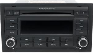 2006-2008 Audi A4 AM FM XM Radio 6 Disc CD MP3 Player Part Number 8E0-036-195-AF