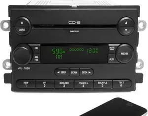 2007 Ford Freestyle OEM AM FM Mp3 6 Disc CD Radio with Bluetooth 7F9T-18C815-BA