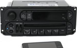 Chrysler Jeep Dodge 2002-2007 Radio AM FM CD Player w Bluetooth Music RBK Slider