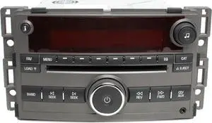 Saturn 2007-08 Aura OEM AMFM CD Changer mp3 Radio With Auxiliary Input 15948189