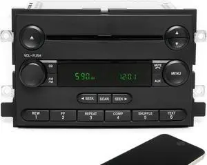 2005 Ford Freestyle Mercury Montego AM FM CD Radio Bluetooth Mod 5F9T-18C869-AG