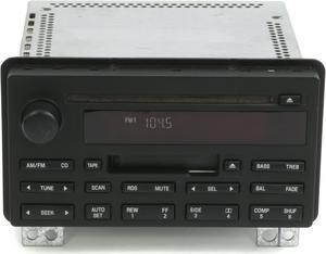 2003-05 Lincoln Aviator AM FM Cassette Single CD Receiver Radio 3C5T-18C868-AB
