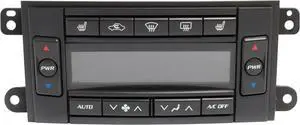 2004 Cadillac SRX Center Dash Dual Temperature Control Panel 25774224