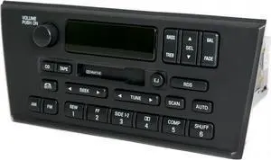 Lincoln 2000-2001 LS Radio AM FM Receiver w Cassette Player Part XW4F-18C870-AJ