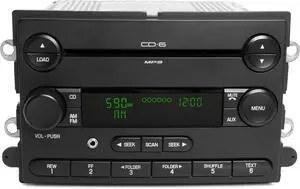 2005 Ford Freestyle OEM AM FM Radio 6 CD Player Auxiliary Input 5F9T-18C815-GB