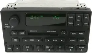 Lincoln Navigator 1999-2001 AM FM Radio Cassette Receiver - Part XL1F-18C870-CE