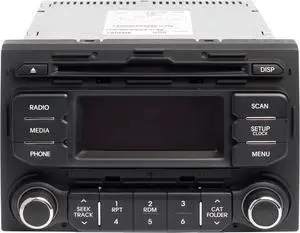 2012-2015 Kia Rio AM FM Radio Bluetooth XM Single Disc CD Player 96170-1W955CA