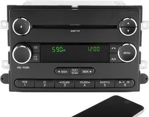 08-10 Ford Edge Lincoln MKX AMFM CD Mp3 Radio w Bluetooth Upgrade 8T4T-18C869-AG