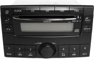 2000-2001 Mazda MPV Single OEM Original AM FM CD Radio LC62669R0B Face Code 1M33