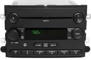 06 Mercury Milan Ford Fusion AMFM 6 CD Radio w Aux Input Upgrade 6E5T-18C815-AG