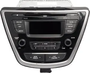 2013 Hyundai Elantra AM FM Radio Sirius Single Disc CD MP3 Player 96170-3X155RA5