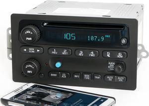 UNLOCKED Chevy GMC 2003-2005 Truck Radio AM FM CD w Bluetooth Music 10357894