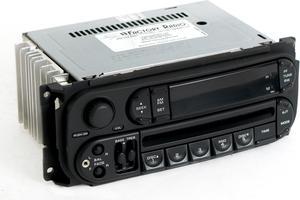 Dodge Jeep Chrysler 02-07 Radio AMFM CD Player w Aux Input - RBK Slider Version