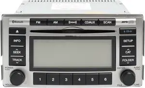 2010-2012 OEM Hyundai Santa Fe AM FM Radio CD Satellite Capable 96180-0W500BS