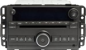 2009 Buick Lucerne AM FM Radio 6 Disc CD MP3 Player w Bluetooth 25992377
