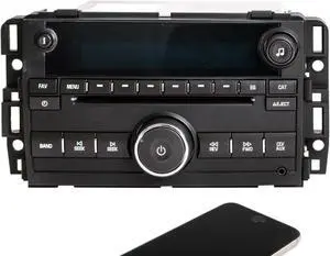 Chevy Traverse 2009-12 Radio AMFM CD Aux Input Bluetooth 25974803 Metal UNLOCKED