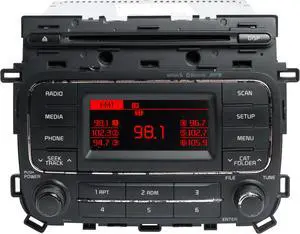 2014-2016 Kia Forte AM FM MP3 XM Bluetooth Single-Disc CD player 96170-A7171WK