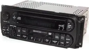 Jeep Chrysler Dodge 02-06 AM FM CD Cassette Car Truck Radio - P05091605AC - RAZ