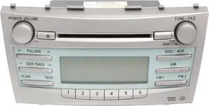 2007-2009 Toyota Camry AM FM Radio MP3 CD Player Face 11815 Model ID 86120-33890