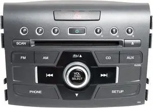 2012-2014 Honda CR-V AM FM Radio CD Player OEM 39100-T0A-A510-M1 Face Code 1XNA