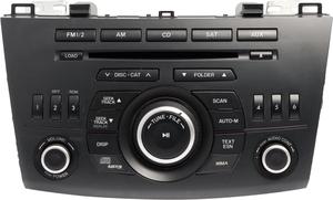 2011 Mazda 3 AMFM XM Radio Receiver Six-Disc CD MP3 Player Part Number BBM566AR0