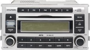 2007-08 Hyundai Santa Fe AM FM Radio Receiver Single CD Player ID C0196100-0W001