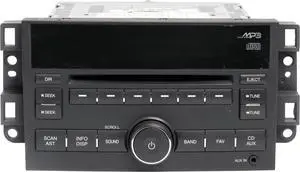 Chevrolet Aveo 2010 AM FM Radio Receiver Single Disc CD MP3 Player 95981814 Chevrolet Aveo 2010 AM FM Radio Receiver Single Disc CD MP3 Player 95981814