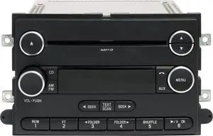 2008 Ford Mustang AM FM Receiver w Single-Disc CD Player MP3 8R3T-18C869-AE