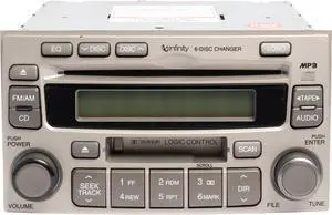 2006-07 Kia Magentis AMFM Radio 6 Disc CD MP3 Cassette 96170-2G100D1 Option M465