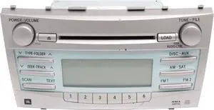 2007-2009 Toyota Camry AMFM Radio and CD MP3 Player Part 86120-06190 Face A51823