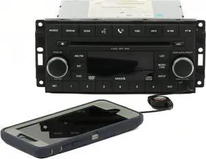 2007-11 Dodge Chrysler Jeep AM FM 6 CD DVD Aux Input Satellite 05064112AK REQ