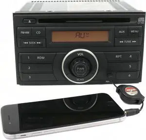 2009-14 Nissan Cube Receiver AM FM CD Aux 281851FC0B Face Code CY16E 2009-14 Nissan Cube Receiver AM FM CD Aux 281851FC0B Face Code CY16E